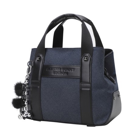 여성 메탈 키링 스터드 투웨이 토트백