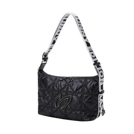 여성 빅 심볼 퀼팅 숄더백