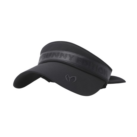 여성 리본 스크런치 탈착 썬바이저