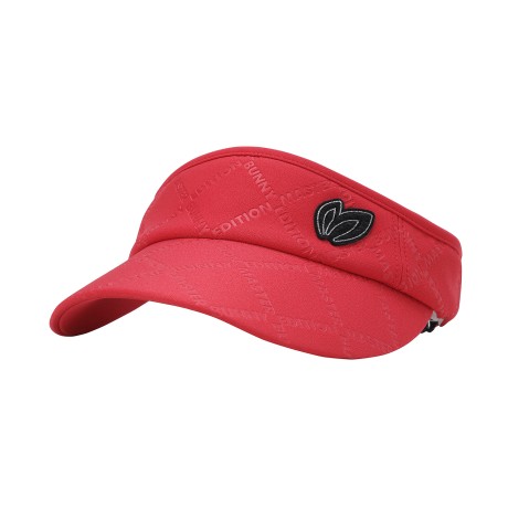 여성 로고 패턴 심볼 패치 썬바이저