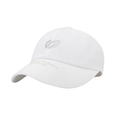 여성 크리스탈 심볼 탈착 스크런치 볼캡