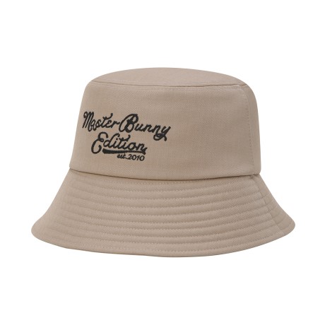 여성 자수 로고 탈착 스트링 버킷햇