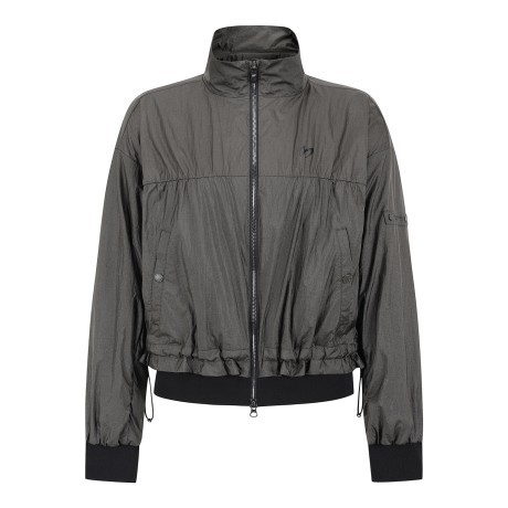 여성 레이어드 하이넥 투웨이 집업 점퍼