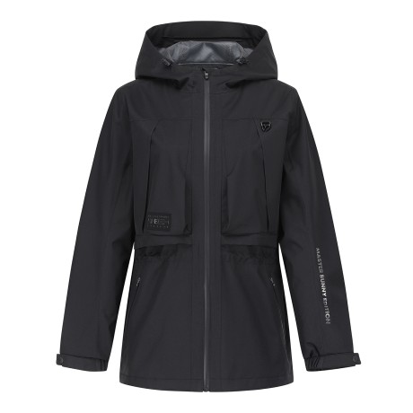 여성 스트링 웨이스트 후드 점퍼