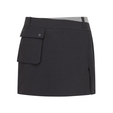 여성 컬러 블록 빅 포켓 큐롯 스커트