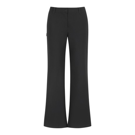 여성 로고 플랩 포켓 부츠컷 팬츠