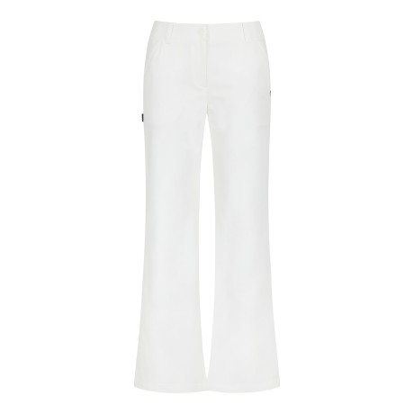 여성 로고 플랩 포켓 부츠컷 팬츠