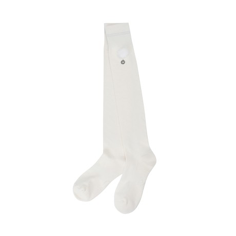 여성 심볼 폼폼이 논슬립 니삭스