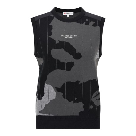 여성 카모 리벳 심볼 우븐 믹스 베스트