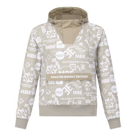 여성 로고 패턴 아노락 티셔츠