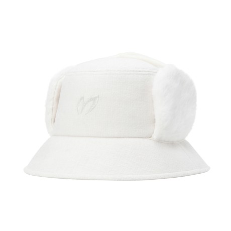 여성 글리터 심볼 이어워머 버킷햇