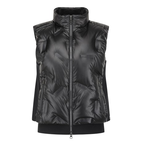 여성 글로시 저지 믹스 구스다운 베스트