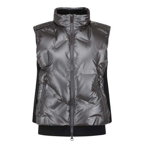 여성 글로시 저지 믹스 구스다운 베스트