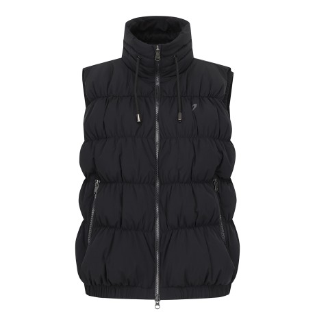 여성 셔링 퀼팅 덕다운 베스트