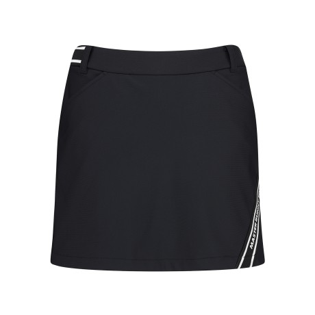 여성 사선 배색 로고 큐롯 스커트