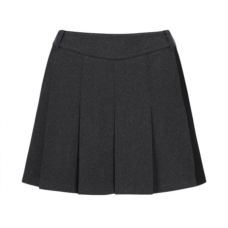 여성 기모 인버티드 플리츠 큐롯 스커트
