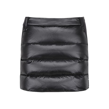 여성 니트 블록 구스다운 큐롯 스커트