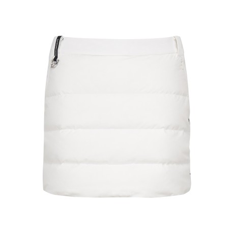 여성 니트 블록 구스다운 큐롯 스커트