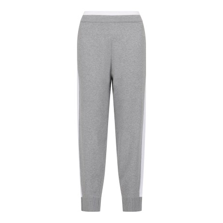 여성 배색 라인 포인트 니트 조거 팬츠