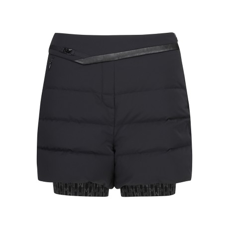 여성 로고 니트 레이어 구스다운 쇼츠