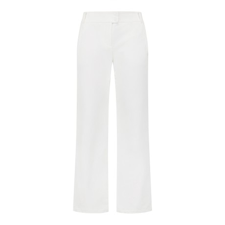 여성 엠보 백 로고 부츠컷 기모 팬츠