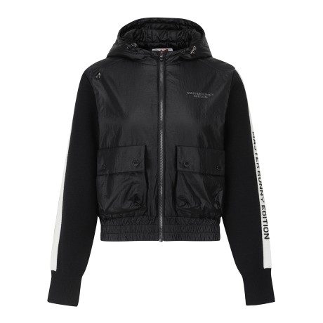 여성 후드 집업 점퍼형 니트 가디건