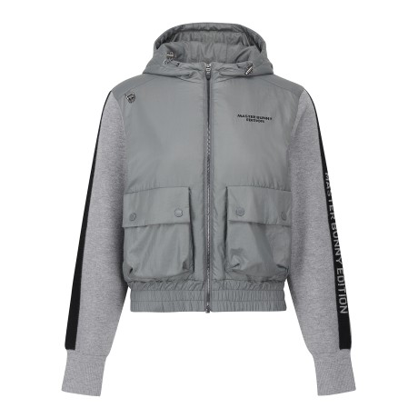 여성 후드 집업 점퍼형 니트 가디건