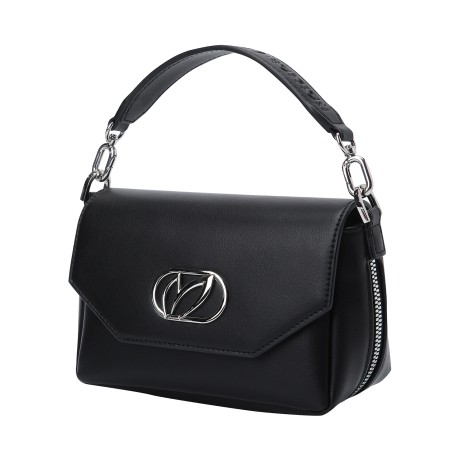 여성 메탈 심볼 지퍼 투웨이 미니백