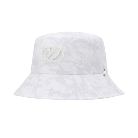 여성 메쉬 로고 프린팅 버킷햇