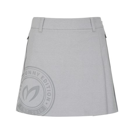 여성 와이드 프린팅 백 밴딩 큐롯스커트