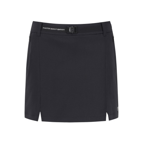 여성 백 엠보 심볼 벨티드 큐롯 스커트