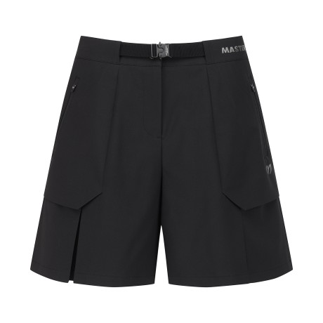 여성 빅포켓 벨티드 하프 팬츠