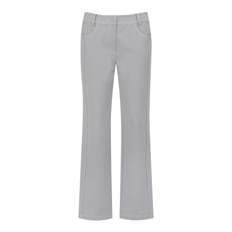 여성 약기모 스트레치 코튼 팬츠