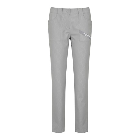 여성 큐브 심볼 트윌 슬림 팬츠