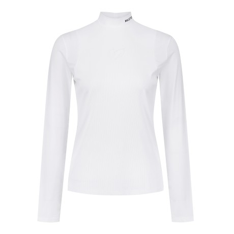 여성 골지 심볼 엠보 긴팔 티셔츠