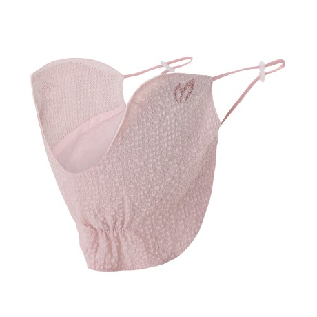 여성 글리터 심볼 시어서커 마스크