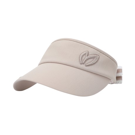 여성 글리터 심볼 레이스 리본 썬바이저