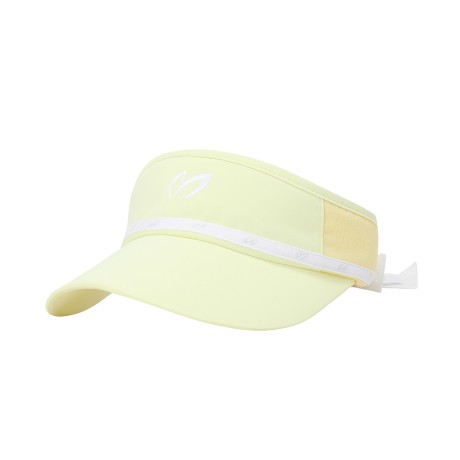 여성 심볼 테이프 메쉬 리본 썬바이저