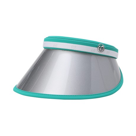 여성 메탈 심볼 장식 UV챙 썬바이저