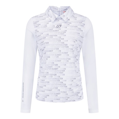 여성 사이드 밴딩 냉감 슬리브 카라 티셔츠