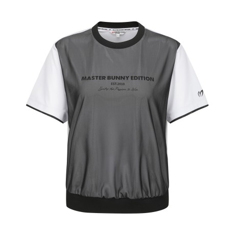 여성 메쉬 레이어드 반팔티셔츠