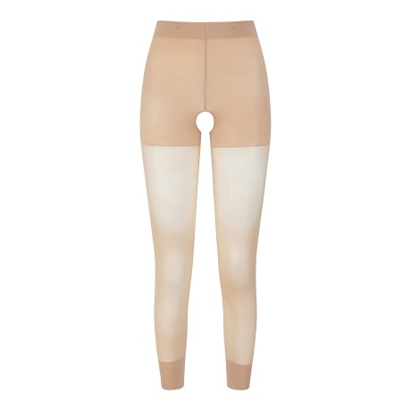 여성 심볼 플로킹 컷아웃 고리형 레깅스