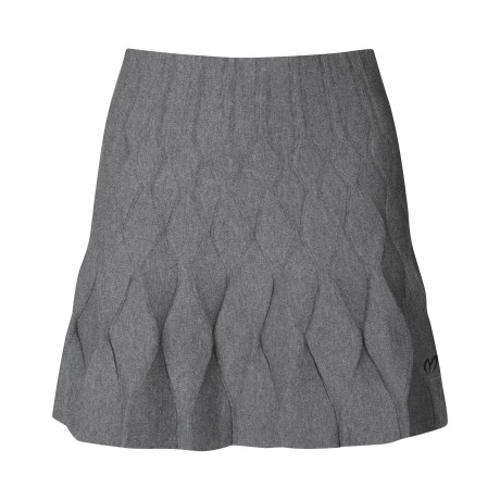 여성 아가일 니트 큐롯 스커트