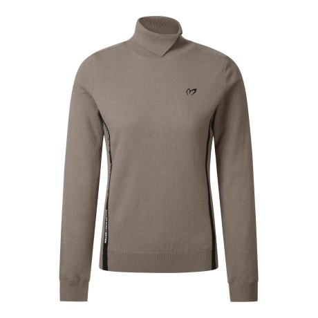 여성 소프트 터치 방풍 울 터틀넥