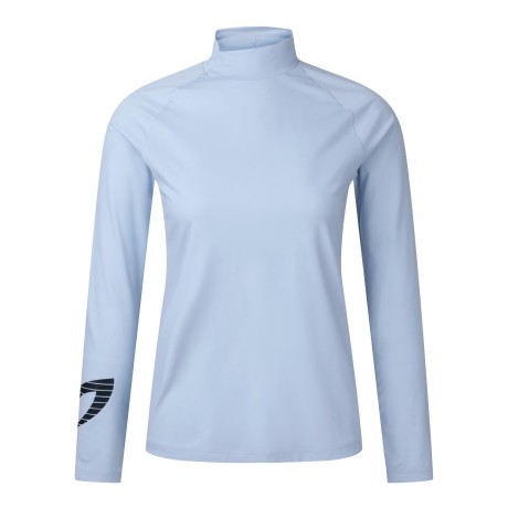 여성 로고 커프스 래글런 긴팔 티셔츠