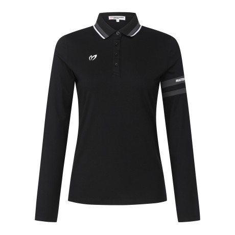 여성 라인 배색 포인트 칼라 티셔츠