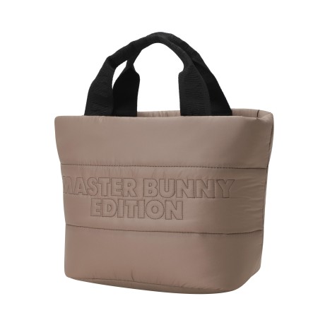 공용 로고 자수 패딩 미니 토트백