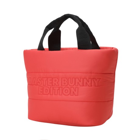 공용 로고 자수 패딩 미니 토트백