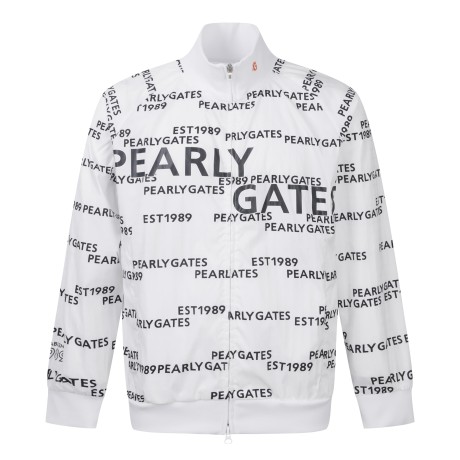 남성 레터링 패턴 바람막이 점퍼