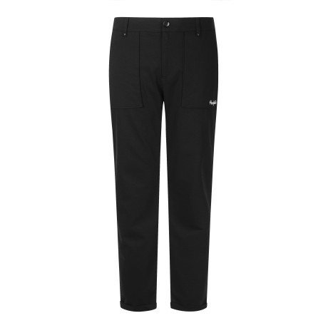 남성 배색 로고 롤업 테이퍼드 팬츠